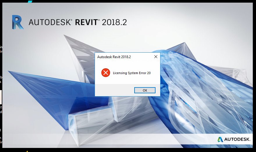 ADSKCommunity's tweet image. Getting 'Licensing System Error 20' when launching #Revit ? Check out this new #AutodeskSolution: autode.sk/2AknVkC