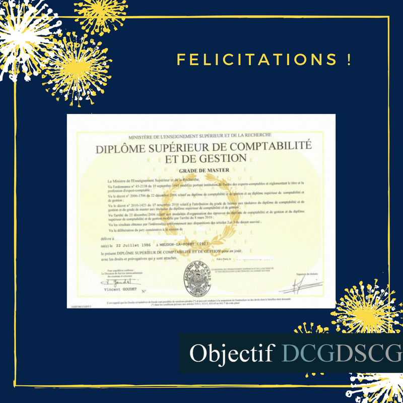 ObjectifDCGDSCG's tweet image. [Résultats DSCG] Félicitations aux nouveaux diplômés du DSCG !
...Et bon courage pour la suite :)
Lien vers les résultats : buff.ly/2o1RWnR