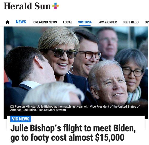 kimbakit's tweet photo. Jetset Julie @JulieBishopMP๐โ๏ธ๐ช at it again. Spends $15,000 taxpayers' money for private jet to football in Melbourne. Makes jet wait during game before she flies off again #auspol
https://t.co/ntozAx3LY3 https://t.co/N3Vp1VBL1r