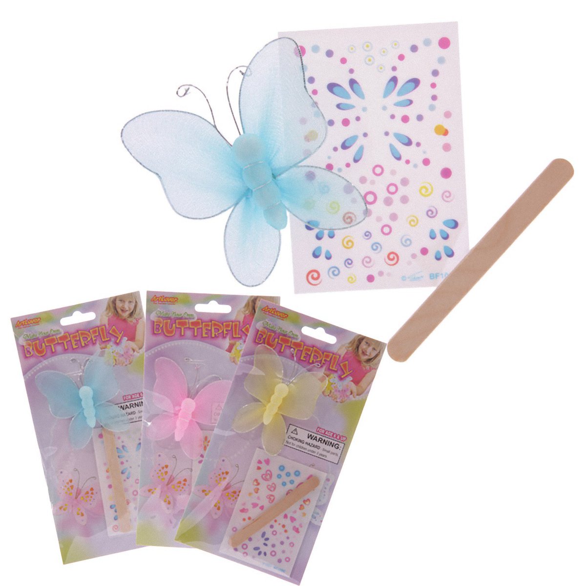 migladin's tweet photo. Buy Create Your Own #Butterfly #Kit Cloth Wire Various Colours  Height 6.5cm https://t.co/XtSNqB5Sq0 #eshopsUK  #Xmas2017 #GiftIdeas   #Christmas2017 https://t.co/BZUlfYI930