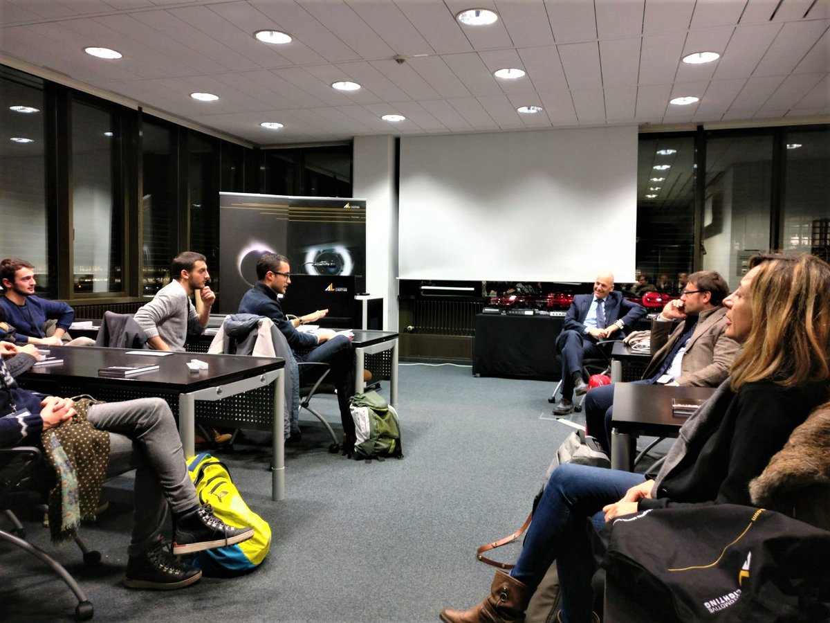 MUNERUniversity's tweet photo. Here some Muner's AAEE students visiting the Automotive Lighting Labs, @MagnetiMarelliT unit with headquarters in Germany, in charge for development, production and sale of #automotive exterior #lighting products for all major worldwide OEMs. #MUNERUniversity #MotorCall4Talent https://t.co/Bze7wvutXN