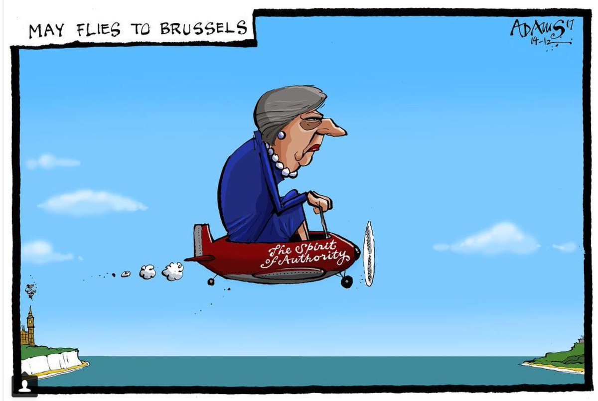 Cartoon4sale's tweet image. Christian Adams on Theresa May once more on her way to Brussels - political cartoon gallery in Putney