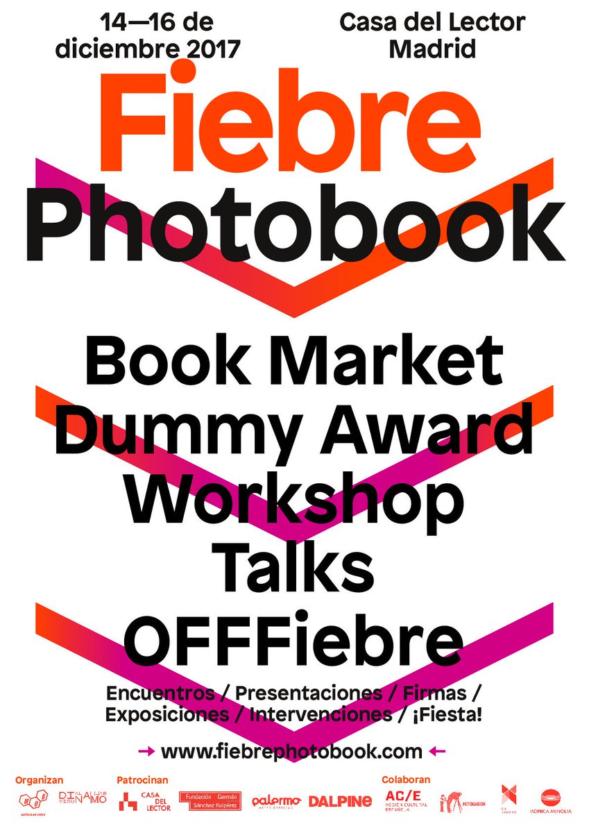 mataderomadrid's tweet photo. Mañana abre la feria de fotolibros #Fiebre2017 en @CasaLector 📚 con más de 40 expositores entre editoriales+autores independientes y un montón de actividades para artistas, profesionales y público general. https://t.co/bv8culawz1 https://t.co/EdgJSEVBpc