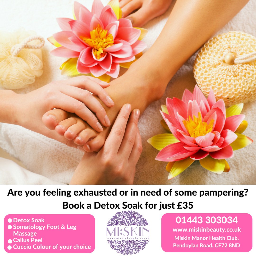 Christmas preparations left you feeling exhausted or in need of some pampering? Book a Detox Soak for £35 and you’ll be left feeling #revitalised with pampered feet! #Pampered #Treat #Luxury