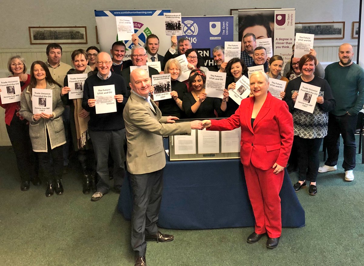 UnionLearning's tweet photo. Celebrating 10 Years of Partnership between @ScottishTUC and @OUScotland! #unionlearning https://t.co/ITQKB7Kc5y