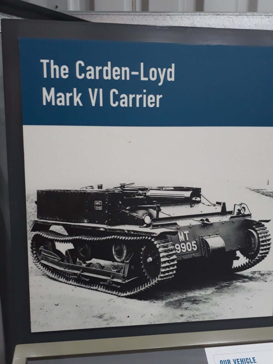 BWSHistory1's tweet photo. A very proud BWS great grandson of the designer of the Carden Lloyd Carrier at the Bovington Tank Museum on Tuesday https://t.co/p4Xxifh7yw