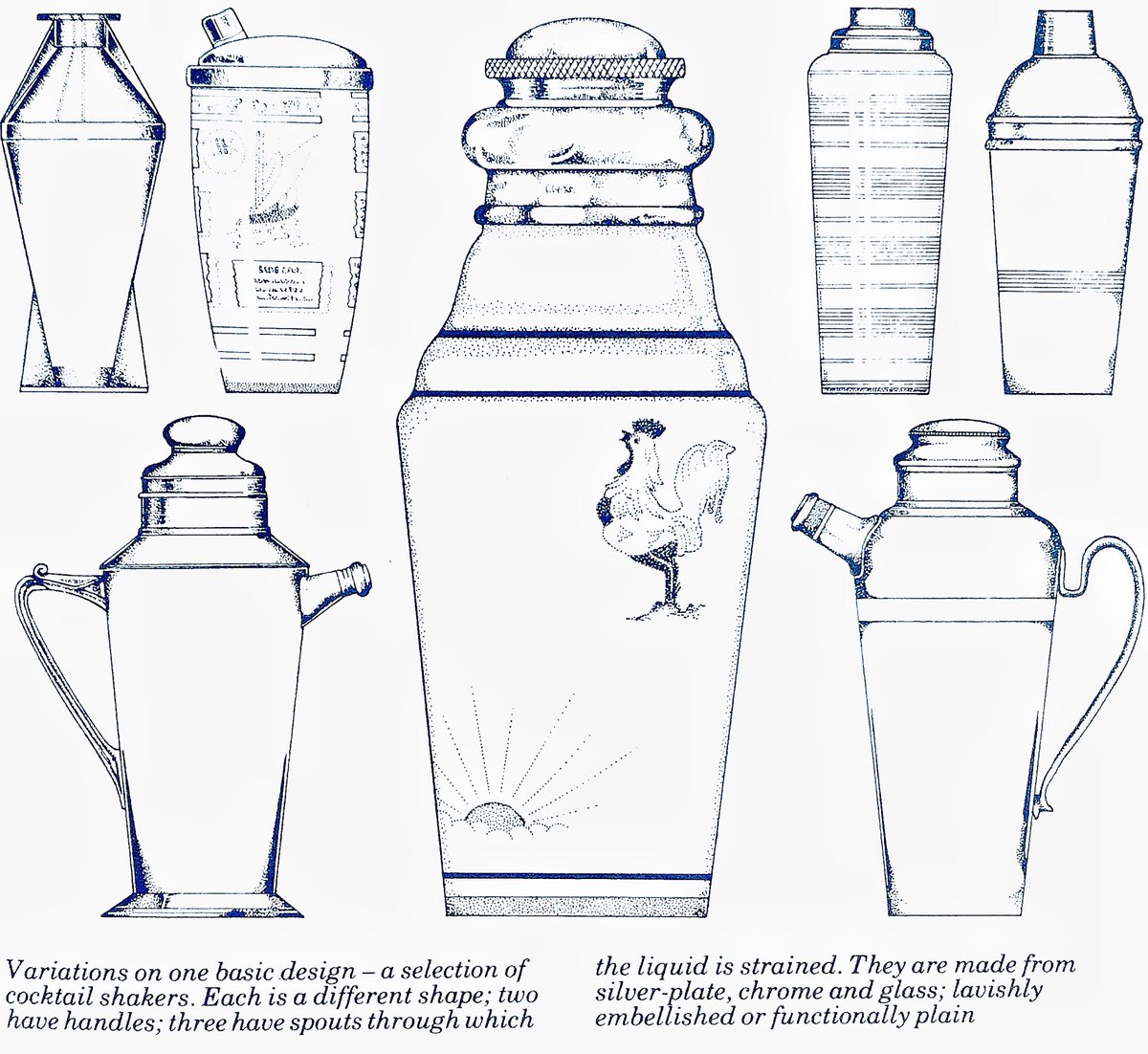 Tucci_Lucio's tweet photo. Variations on one basic design - a selection of a Cocktail Shakers ... #shaker #cocktail #vintagecocktailshaker #vintagebarkeeper #drinkmix #bartool https://t.co/zqzBFSqEbq