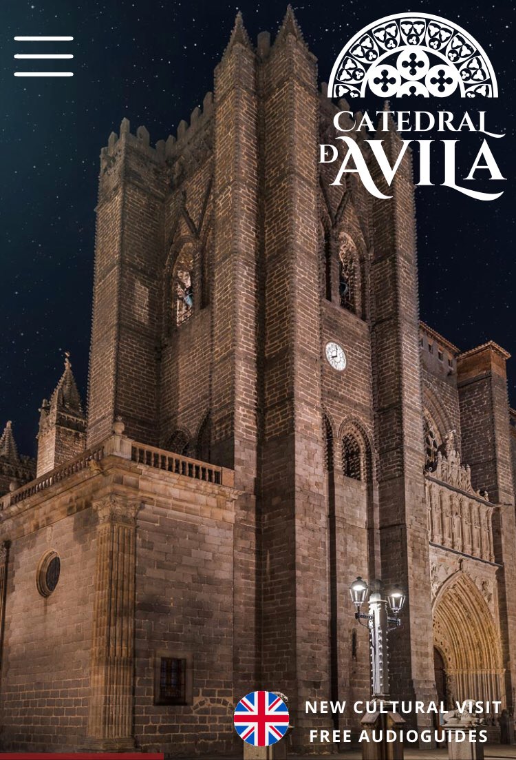 Accede a la web de la catedral y descubre su nueva imagen. #web #avila #catedral #felizjueves