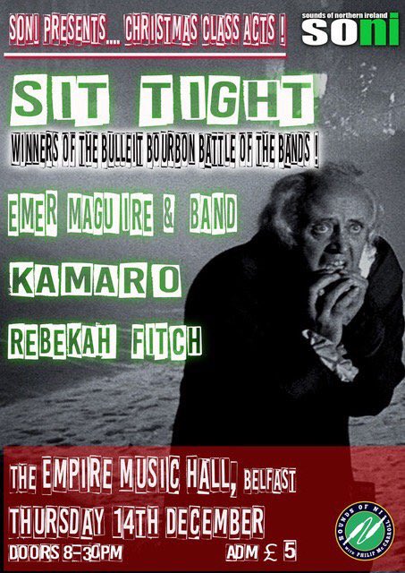 TONIGHT! Me and my band are playing <a href="/belfastEmpire/">Belfast Empire</a> with <a href="/SitTight4/">Sit Tight</a> <a href="/rebekahfitch/">Rebekah Fitch</a> + Kamaro! We're in at 10.30pm ❤️
