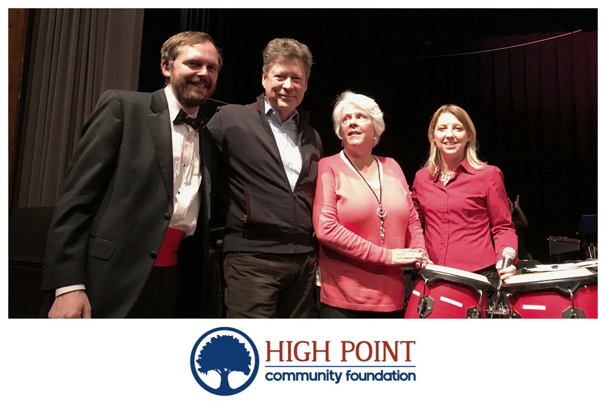 HPCFound's tweet image. Thank you to the Mangums for underwriting private music lessons for the Page High School Band! 

Bill and Cynthia made this first gift from their Donor Advised Fund at their Christmas Concert this week. Music was a special passion of their son Alexander who passed away this year.