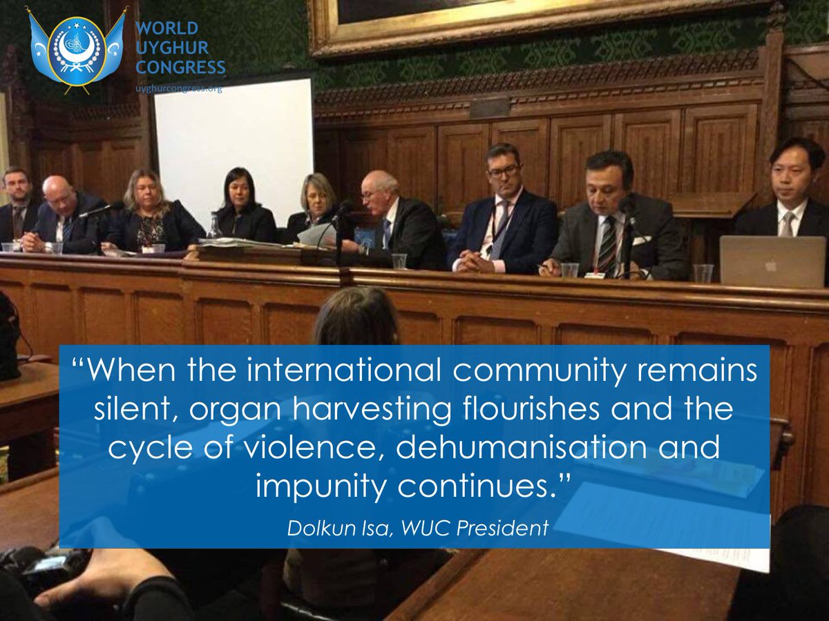 Yesterday, WUC President <a href="/Dolkun_Isa/">Dolkun Isa</a> spoke at a roundtable discussion in the UK Parliament on #organharvesting in #China. Isa spoke on its impact on the Uyghur ppl &amp; called for the intl community to speak out &amp; call for accountability. goo.gl/coH5c1