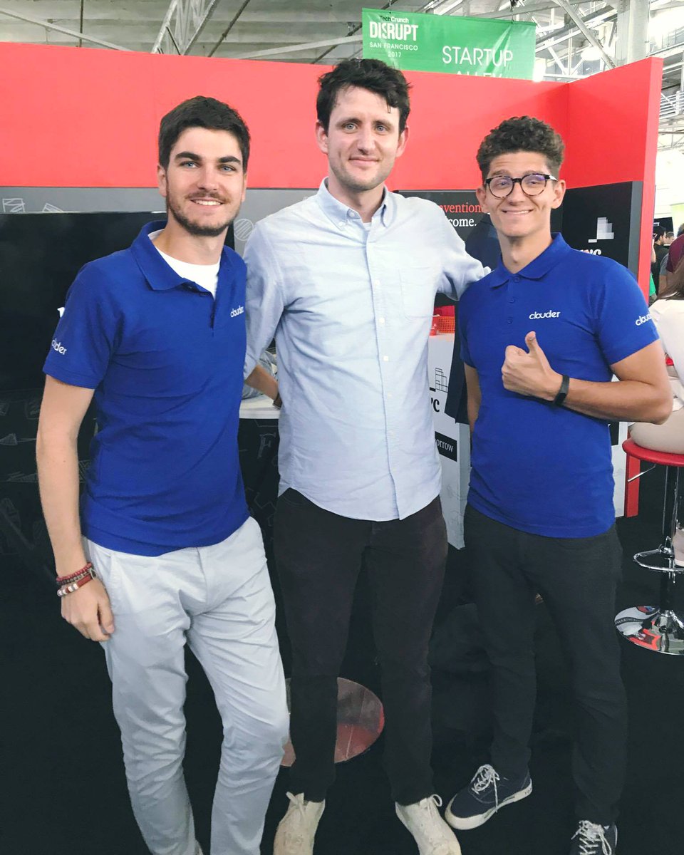 HelloClouder's tweet image. Here we have our Throwback Thursday. This time we will take you back to TechCrunch where we met Jared from Silicon Valley! #tbt #Clouder #TeamClouder #SiliconValley #TechCrunch