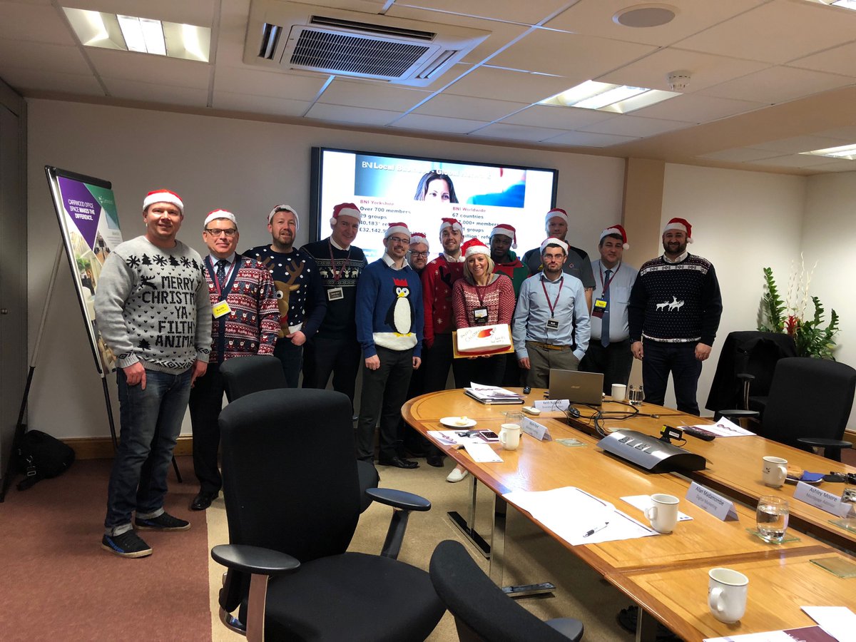LeedsInfinity's tweet photo. Great way to round off 2017 with another very productive meeting at @LeedsInfinity. 

We would like to welcome our newest members Gary, Balina and Daniel. Let's all do our best to help them grow their businesses in the coming year.

Until next year! https://t.co/16XNqduDPt