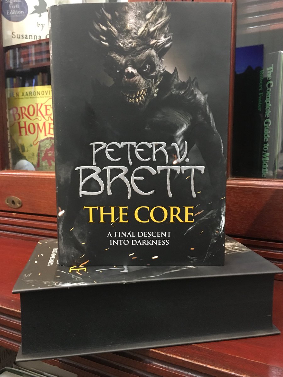 GoldsboroBooks's tweet photo. We’re giving away 2 copies of the limited edition of The Core by @PVBrett! Just RT &amp; follow to enter. https://t.co/YocvXzTdl9