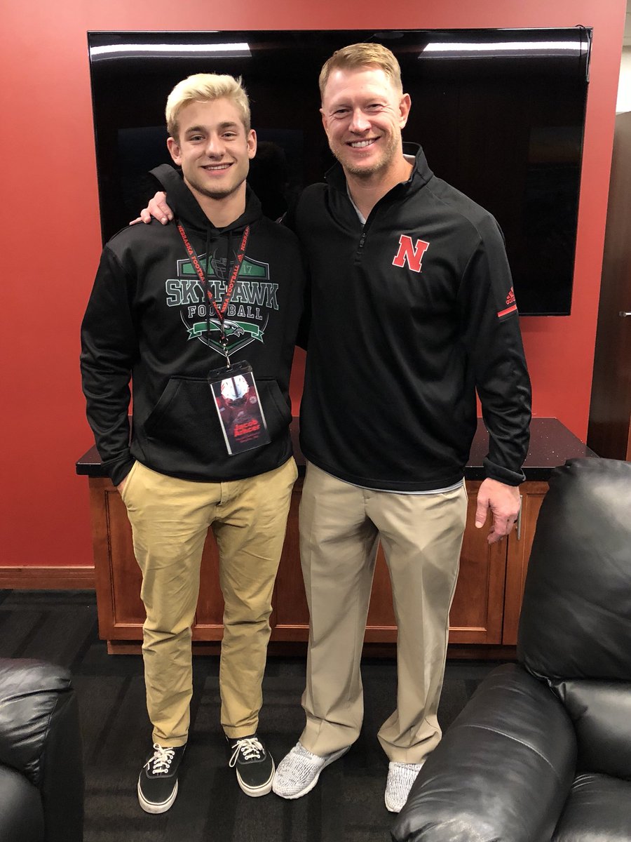 Jake_Archer13's tweet photo. i am very excited to announce my commitment to play football at the University of Nebraska! I’d like to thank all the people who made this possible! #GBR https://t.co/q86l2Hz6ks