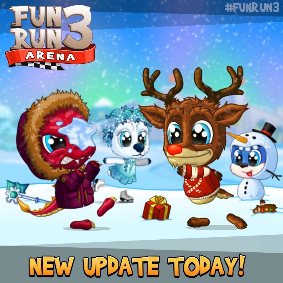 TheFunRun's tweet photo. Winter has arrived in #FunRun3! #new #iOS #Android #app #update #multiplayer #racing #game #funrun https://t.co/vmipvtfxd4