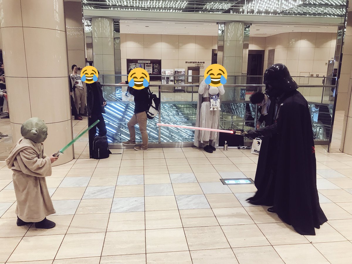 Tweet スターウォーズ 最後のジェダイ 大盛り上がりの聖地日劇の様子 衝撃のスターウォーズ Naver まとめ