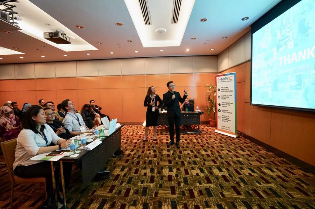 myMRANTI's tweet photo. We recently ran the MaGIC Pre-Accelerator Program, aimed at helping early stage startups to move forward from validated idea to building a minimum viable product (MVP). A Demo Day was held during #GECommunity2017 and 3 winners were announced - Arooga Health, MallDash &amp; Active60 https://t.co/L21ZNaIugZ