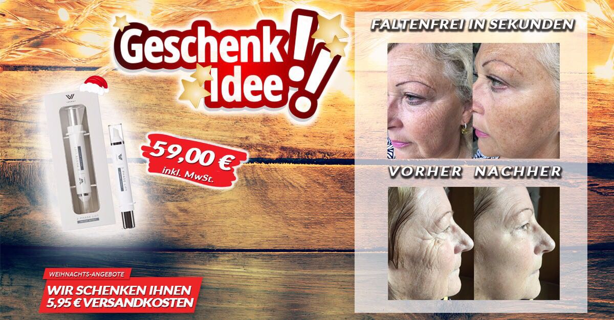 StevenStreichVe's tweet photo. #verway #verway2phaselift #2phaselift #faltenbehandlung in nur 2 bis 3 Minuten um Jahre jünger aussehen.
Die perfekte Geschenk Idee zu Weihnachten 🎁🎄

Besuchen Sie meinen Online Shop
https://t.co/IE8m8Qgfxa https://t.co/ENkMabqxZU