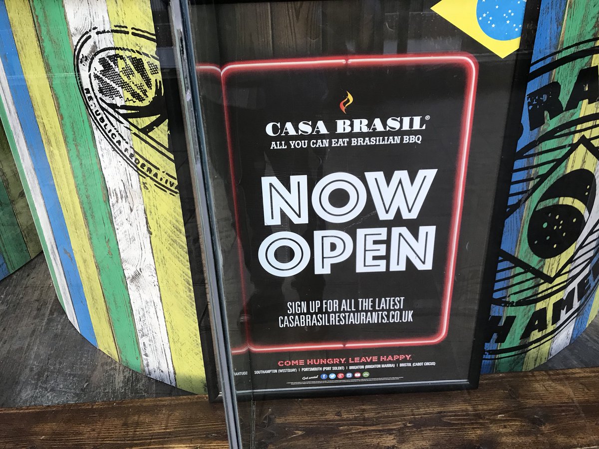 casabrasiluk's tweet photo. Now open. Hello Bristol. https://t.co/KZybIWgqBK
