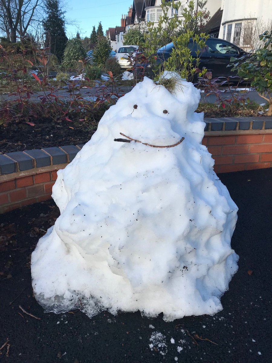 CaptainKid8's tweet photo. Orders are now closed for Xmas. Final printing is being done this week. Here's our surviving snowman, I wonder if he will make it through the weekend? https://t.co/TI91JGx1EI
