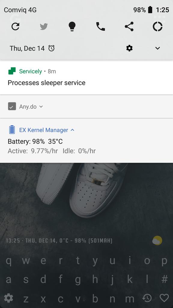adhdfarsan's tweet image. Väldigt bra active drain 😲😀. #nitrogenOS #oneplus3