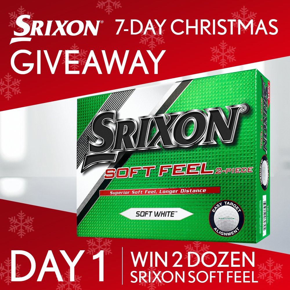 SrixonEurope's tweet photo. 7-DAY CHRISTMAS GIVEAWAY! 

DAY 1 | Win 2 Dozen Srixon Soft Feel 

RT &amp; Follow To Enter

*Competition closes 11:59 PM 

#Giveaway https://t.co/7uXJF2EncF