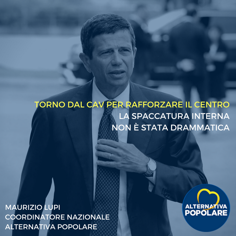 "Torno dal Cav per rafforzare il centro".
"La spaccatura interna non è stata drammatica"

Dai uno sguardo all'intervista di oggi #14dicembre su <a href="/ilgiornale/">ilGiornale</a>
di Sabrina Cottone ➡ bit.ly/2AGiQY4