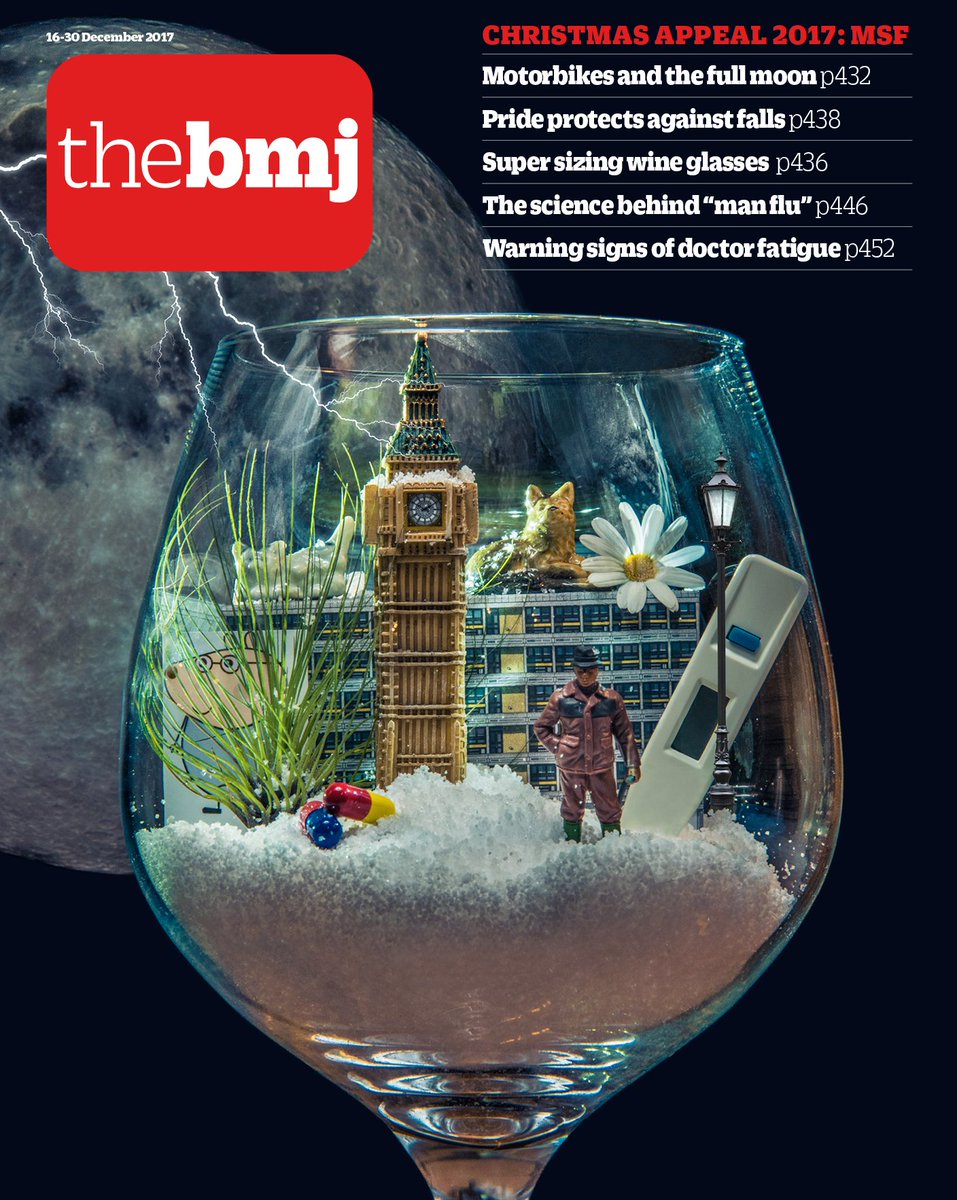 bmj_latest's tweet photo. Introducing this year's #BMJChristmas issue: May your reading be merry and bright
@NavjoytLadher and @sophiecook80 give their highlights in editor's choice https://t.co/tEZ1FLBA7N https://t.co/6M5r0TN0Ao