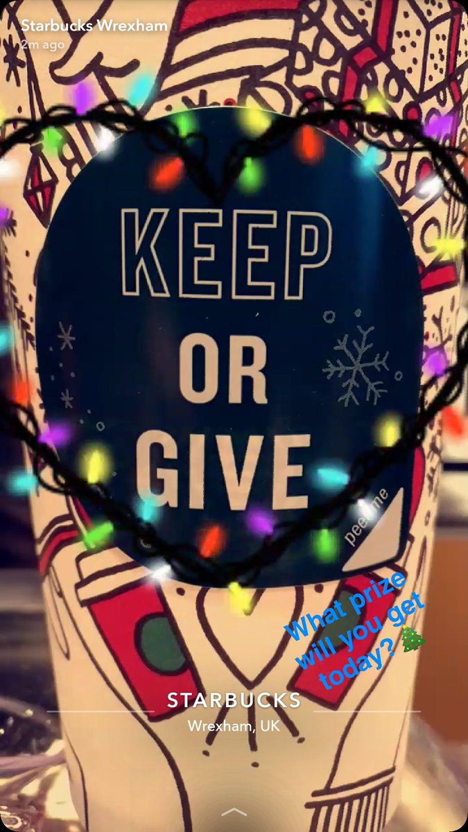 SbuxWrexham's tweet photo. What prize will you win today? Peel for an instant win. #winning https://t.co/q7Egh2RMbj