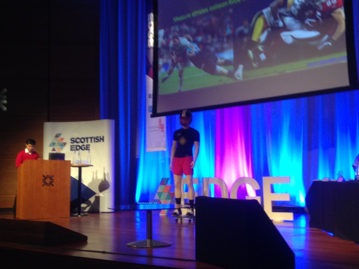 AAIEmploy's tweet photo. Really exciting contact sports technology that packs a punch from @LetsbeSansible here at #EDGE11. #Liveskin https://t.co/wPPDriU8cz