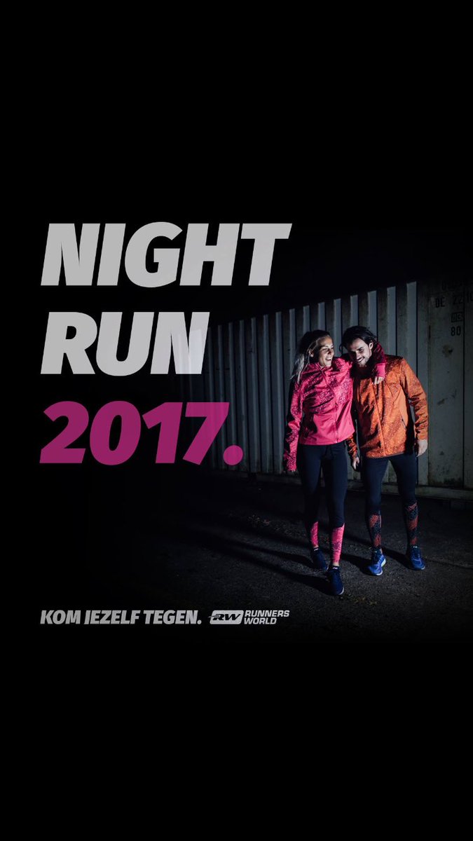 Balen! de inschrijving is gesloten, en je loopmaatje heeft zich wel opgegeven voor de NightRun... 
niet getreurd; stuur ons een mail dat je ook mee wilt doen, dan zetten wij je erbij! 
info@runnersworldarnhem.nl