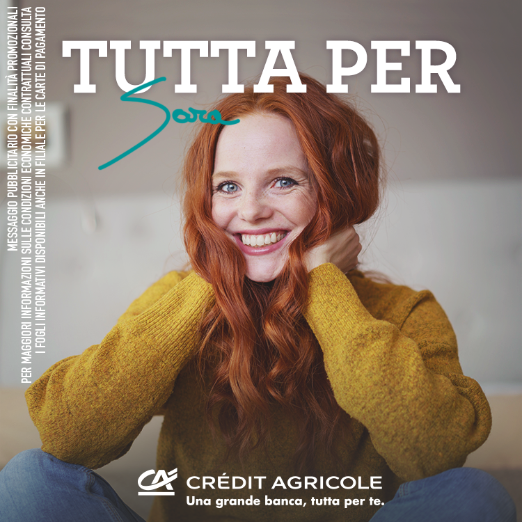 CA_Ita's tweet photo. #tuttaperte: cerchi una carta innovativa e che ti garantisca comodità nei pagamenti? Sara ha scelto #EasyPlus, la carta di debito evoluta di #CréditAgricole. Scoprila anche tu! https://t.co/eW2VEpqZe8 https://t.co/H6IBeGVM4H