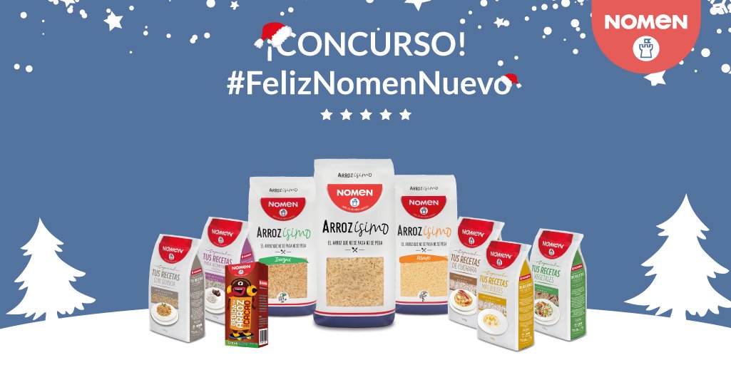 NomenFoods's tweet photo. #CONCURSO #FelizNomenNuevo: haz Follow + RT ¡y gana un fantástico lote de #novedades Nomen! Bases👉https://t.co/17GEAYHYFR (Fin: 21/12) https://t.co/izxBH1rKXD