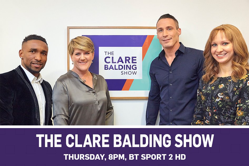 JoRowsellMBE's tweet photo. Catch me on the Clare Balding Show tonight with @clarebalding @IAmJermainDefoe and @si610 😁

8:00pm on BT Sport 2 👍

#CBShow @btsport

https://t.co/I8npRgv6V3 https://t.co/krGcF8uWSU