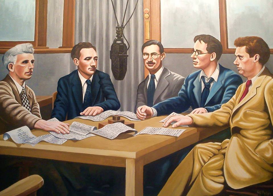 In April 2018 for 1 night only <a href="/KarenStuelW/">Karen Struel-White</a> will be producing a recreation on stage of the 1949 #BBCRadio programme 'Swansea &amp; The Arts'. The show featured Dylan Thomas, Daniel Jones, Alfred Janes, Vernon Watkins and John Prichard <a href="/KardomahBoys/">The Kardomah Boys</a>