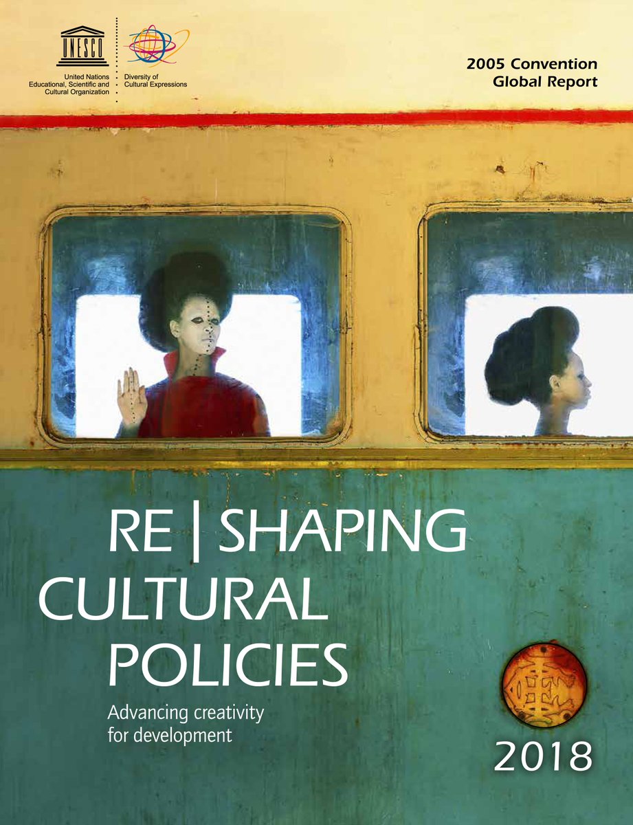 JUST OUT! New #UNESCO report 'Re|Shaping Cultural Policies'.

Culture is a tool to turn the world into a better place. Let's seize it!

🌐on.unesco.org/2yg5HiF #SupportCreativity