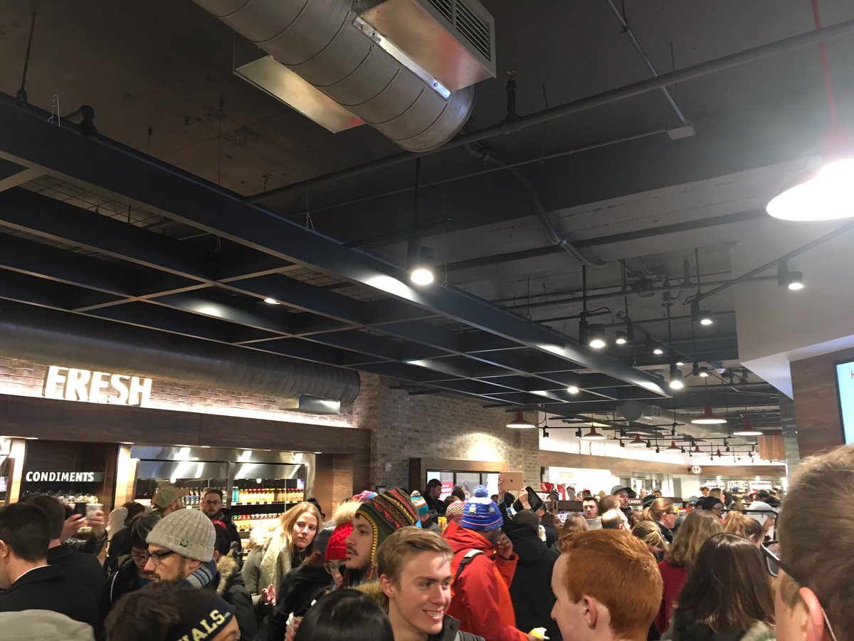 GoldenTriDC's tweet photo. #WawaInDC is officially open and serving up hoagies and free coffee this morning in the BID. Congrats to DC's very first @Wawa! https://t.co/ZgohOLe0xE