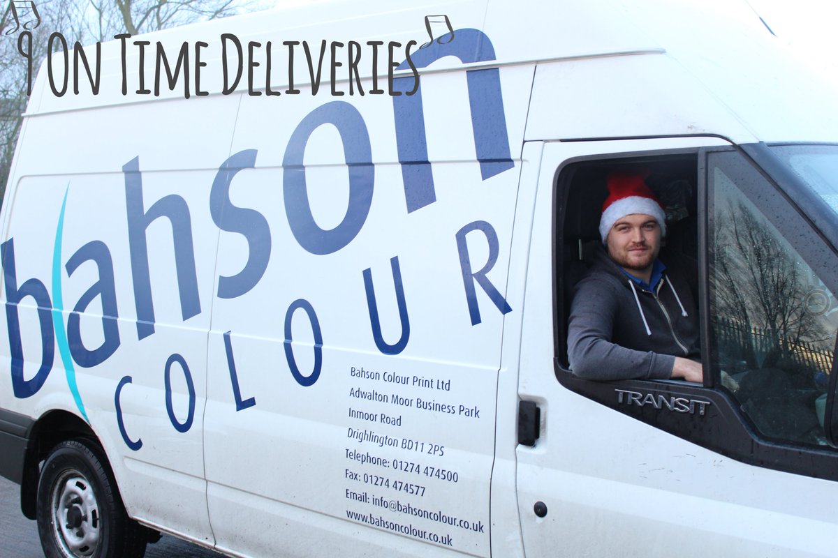 On the ninth day of Christmas, my true love sent to me: 

9 on time deliveries. 

We have our own dedicated delivery vehicles who will literally go the extra mile every day to ensure your job is delivered on time, every time. #12daysofbahson #printing #litho #logistics #deliver