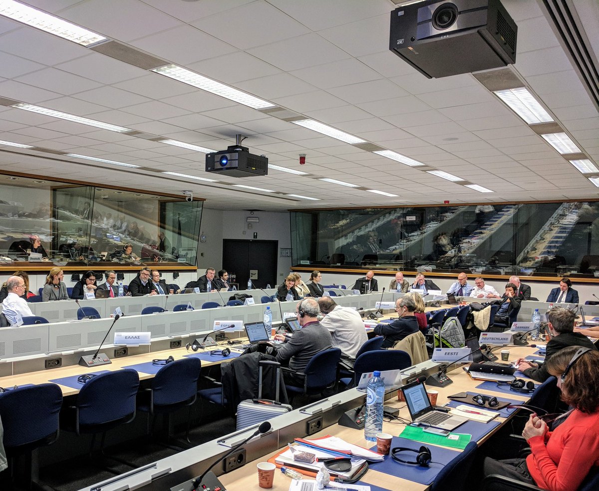 industriAll_EU's tweet photo. Social Dialogue meeting today between @industriAll_EU and @CEEMET discussing #digitalisation, the #EPSR and integration of migrants. #SDMET https://t.co/gSwIzzqLf8