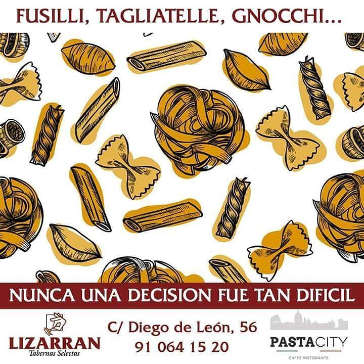 lizarran_madrid's tweet photo. Hoy te hacemos una oferta que no podrás rechazar. #pasta #pastacity #comidaitaliana #restaurante #Madrid https://t.co/s4iTaRTALE https://t.co/PN1wiQCbLK