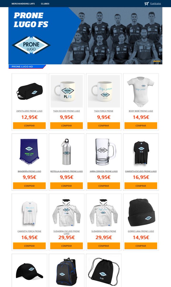 ProneLugoFS's tweet photo. Ya está disponible nuestro merchandising, gracias a @LNFS89 

Entra en https://t.co/JcoHbgq45V !!! 

#ForzaProne https://t.co/pikMrgz54h