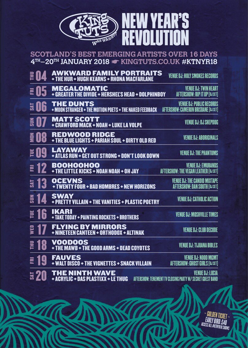 Buzzing to play <a href="/kingtuts/">King Tut's Wah Wah Hut</a> on January 16th! Tickets here: brothersmusicuk.bigcartel.com/product/king-t…