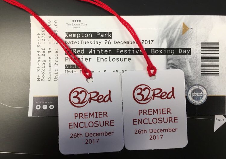 🚨 King George Ticket Giveaway 🚨 

Follow us and Retweet this post to be in with a chance of winning a pair of tickets to Kempton on Boxing Day.

Good luck👍