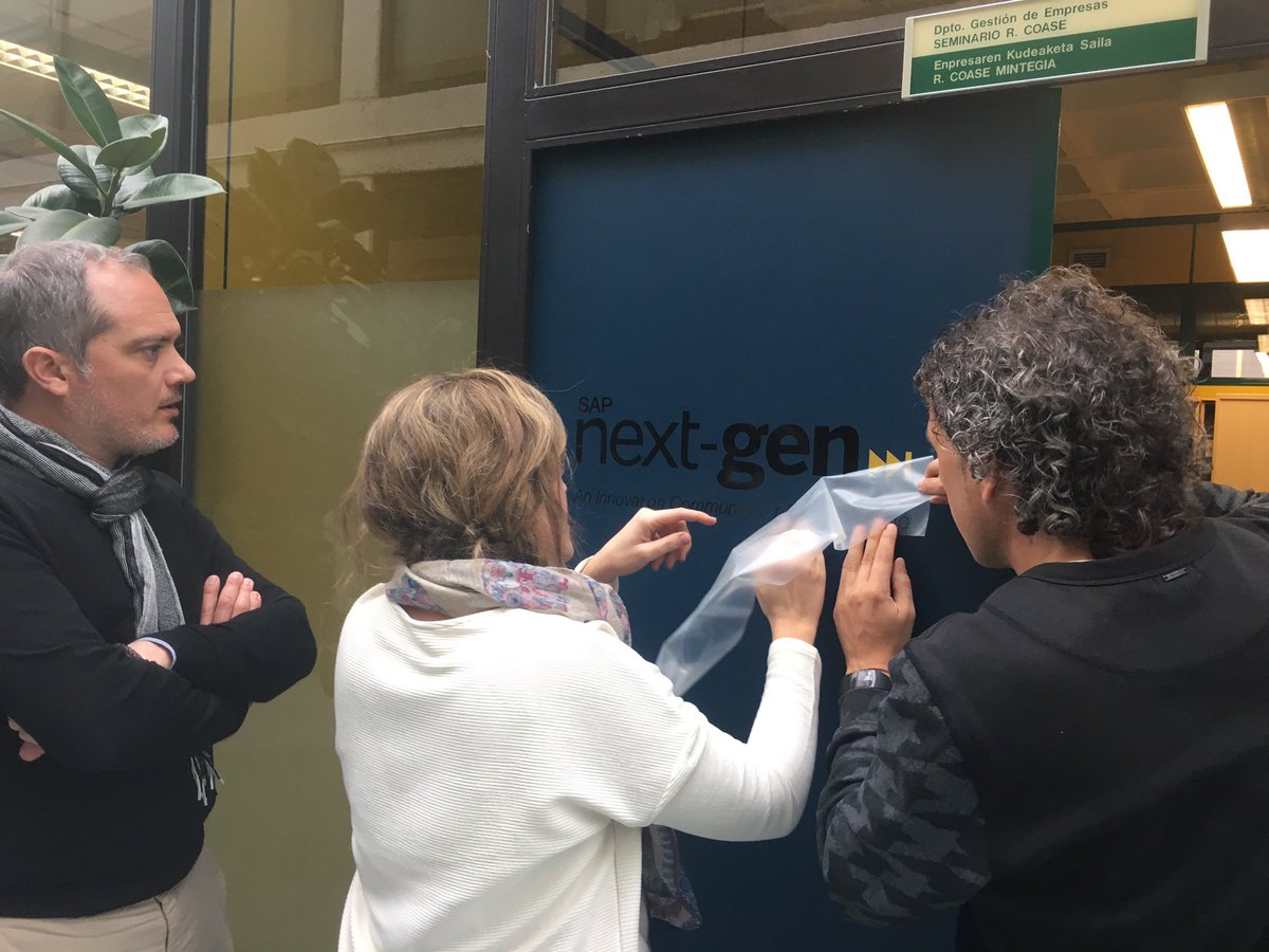 ihoffmannlopez's tweet photo. Getting ready for the opening event of the second @SAPNextGen Lab in Spain!! @UNavarra @UpnaMUGPERP @mcarrerasg https://t.co/HYRj65vKyx
