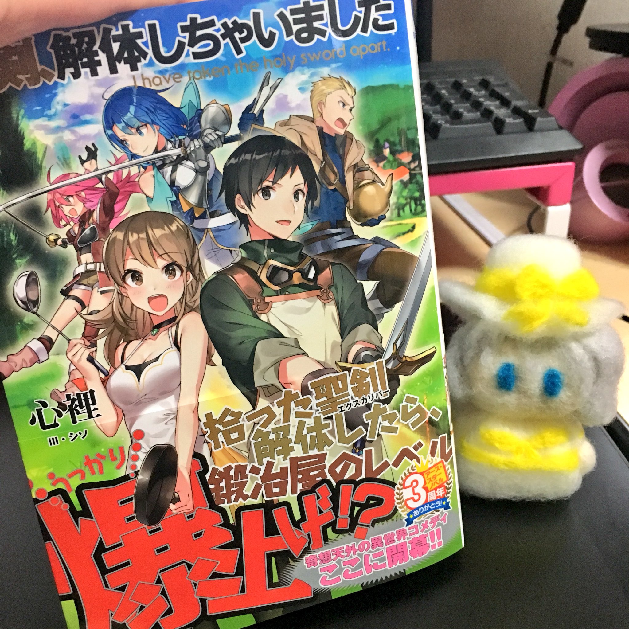 تويتر シソ على تويتر 聖剣 解体しちゃいました アーススターノベル様より本日発売です 口絵がお気に入りなので是非手にとってみてください T Co Egohfhjgcm