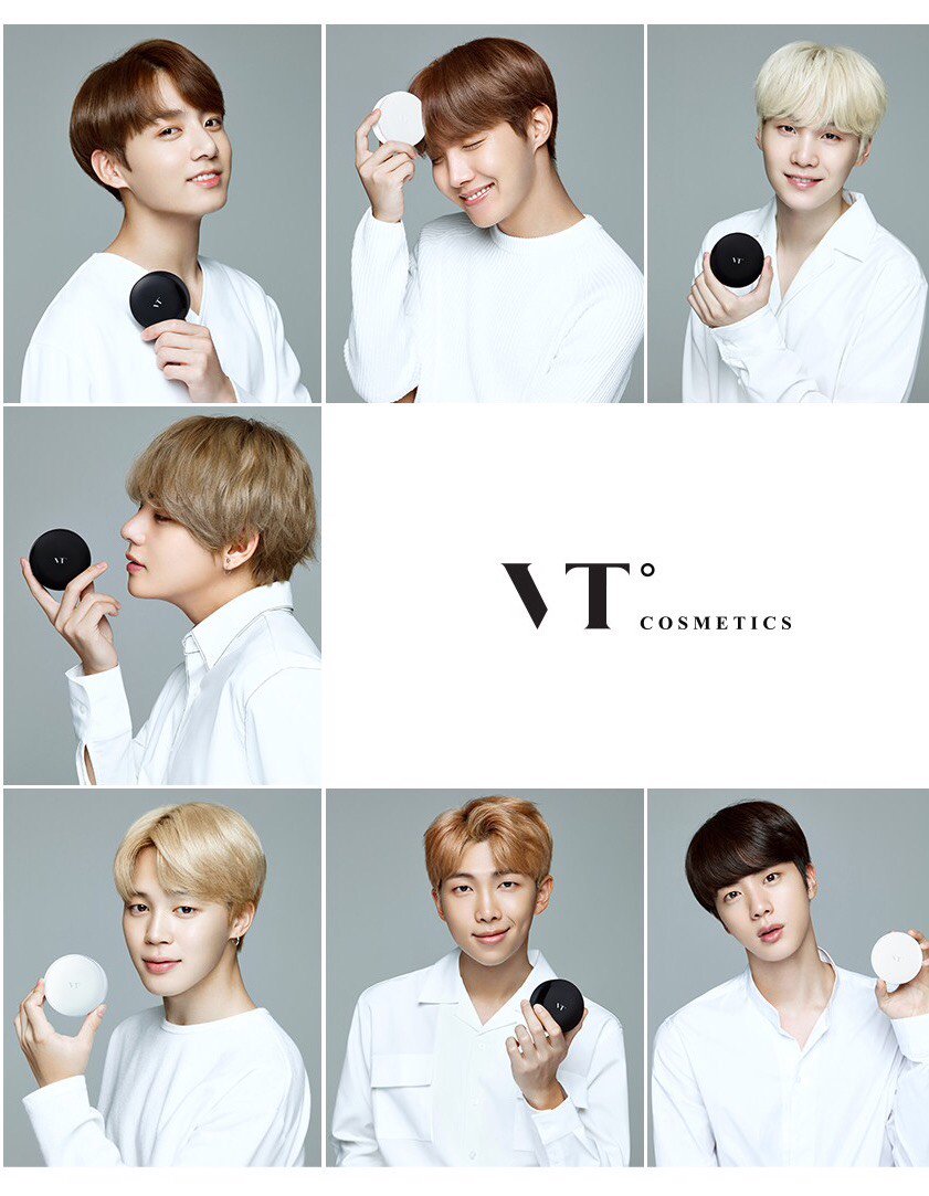 VT x BTS ポスター セット あなたはブラック派？ホワイト派？こちらのVT X BTS コラーゲンパクト