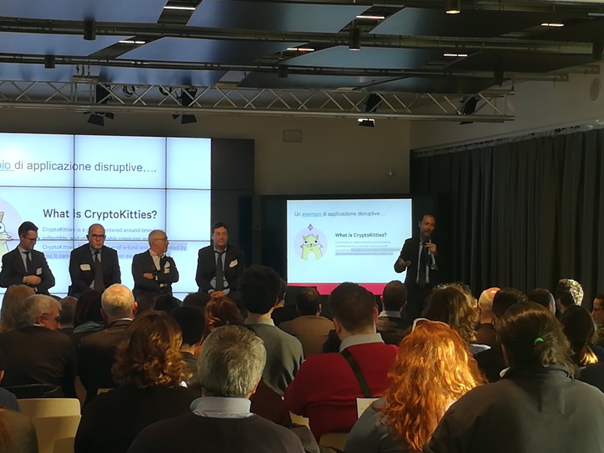 ammisa1's tweet photo. #cryptokitties un'applicazione #BlockChain con cui @ScuolaSantAnna introduce il primo round fintech in attesa dell'intervento di @HitachiVantara https://t.co/hDegZV6bSO