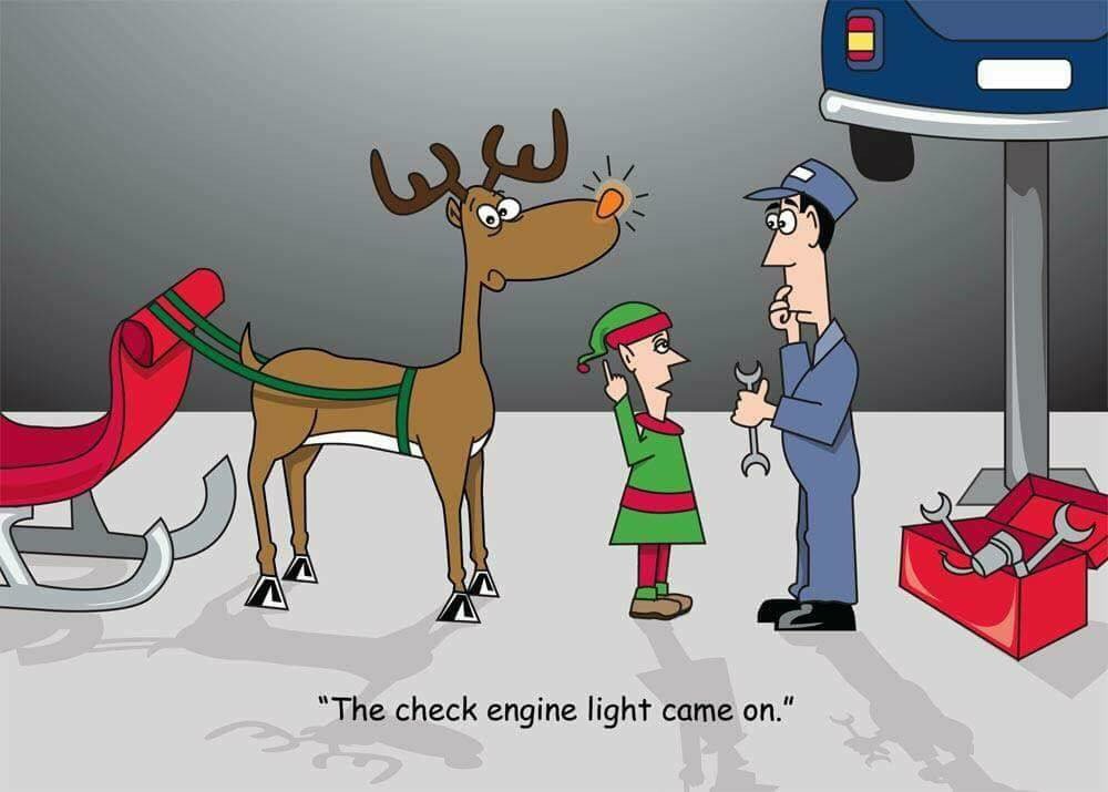 TrinityAutoMN's tweet image. We can fix Santa’s check engine light too  :-) Got to make sure that everybody can get home safe for Christmas :-) did you know that we work on most makes and models? 
#TrinityAutoMN