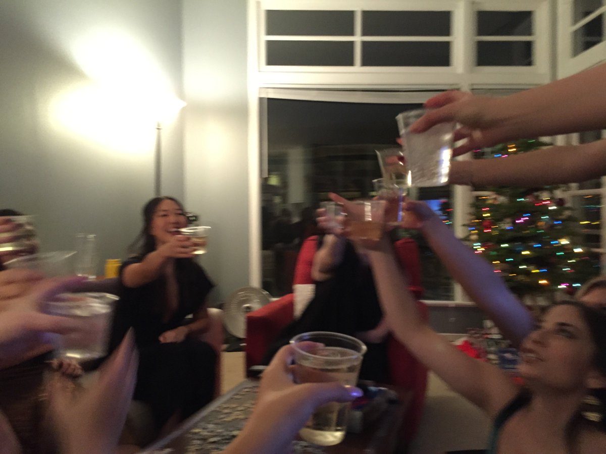 crystaljbaik's tweet photo. The holiday party I forgot to post about. ❤️ my team https://t.co/CV49A48S9v